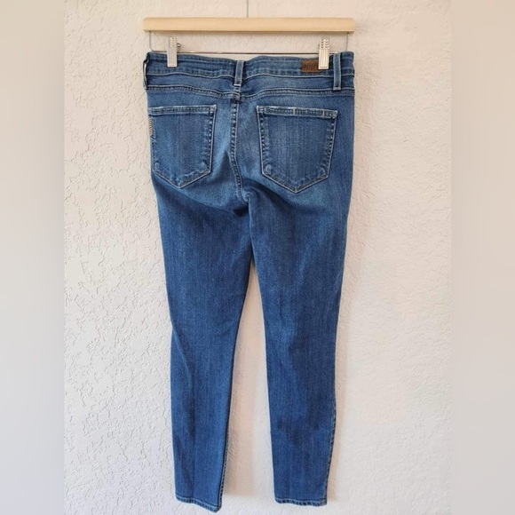 Paige Blue Distressed Jeans Size 27 Verdugo Ultra Skinny - Picture 2 of 7